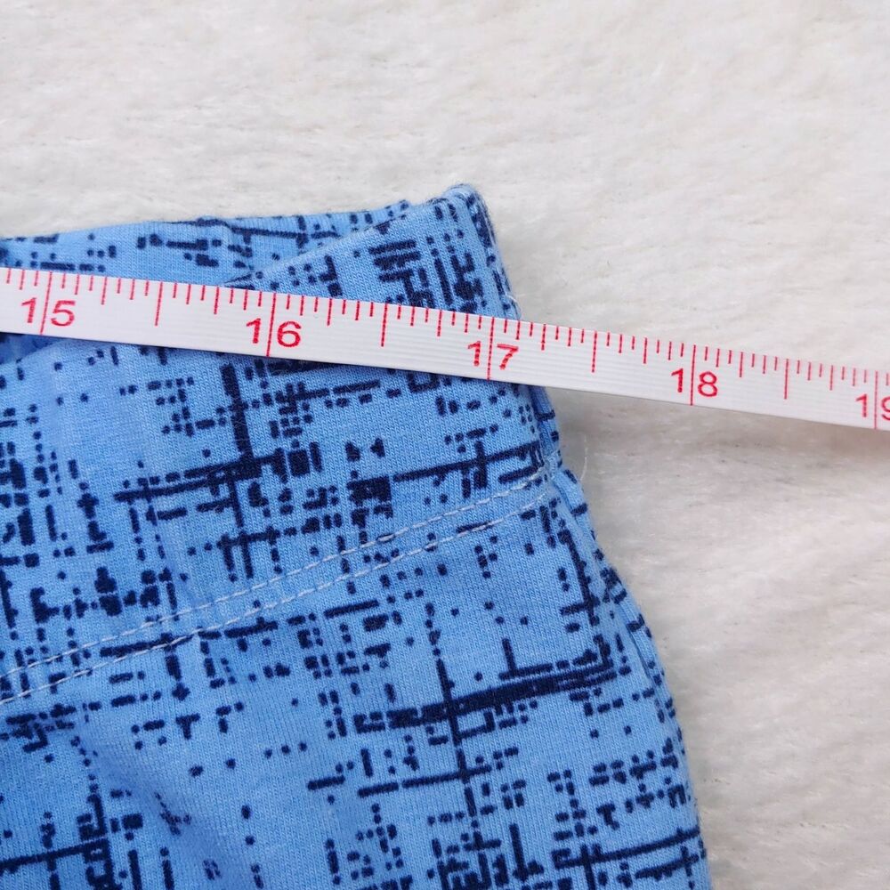 Roaman’s Blue Patterned Stretch Leggings Women’s Plus Size 1X 22/24 - Picture 5 of 10
